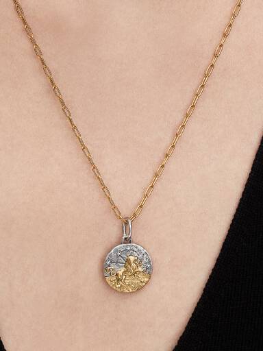 Charm Medallón Zodiaco Leo