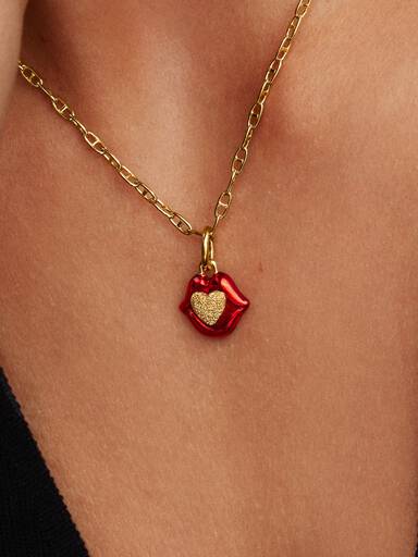 Charm Colgante Labios de Amor de Pat McGrath