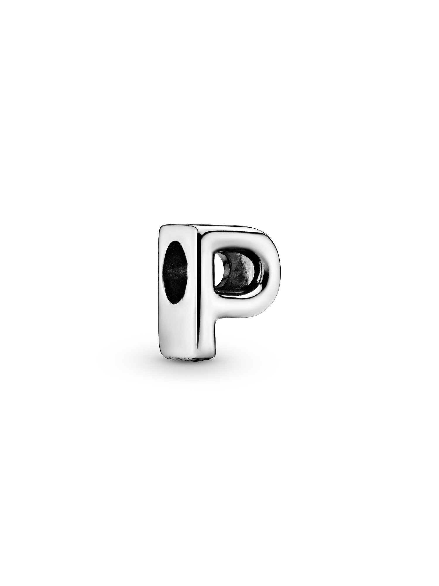 Charm en plata de ley Letra P