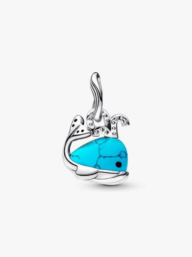 Charm Colgante Ballena Color Turquesa