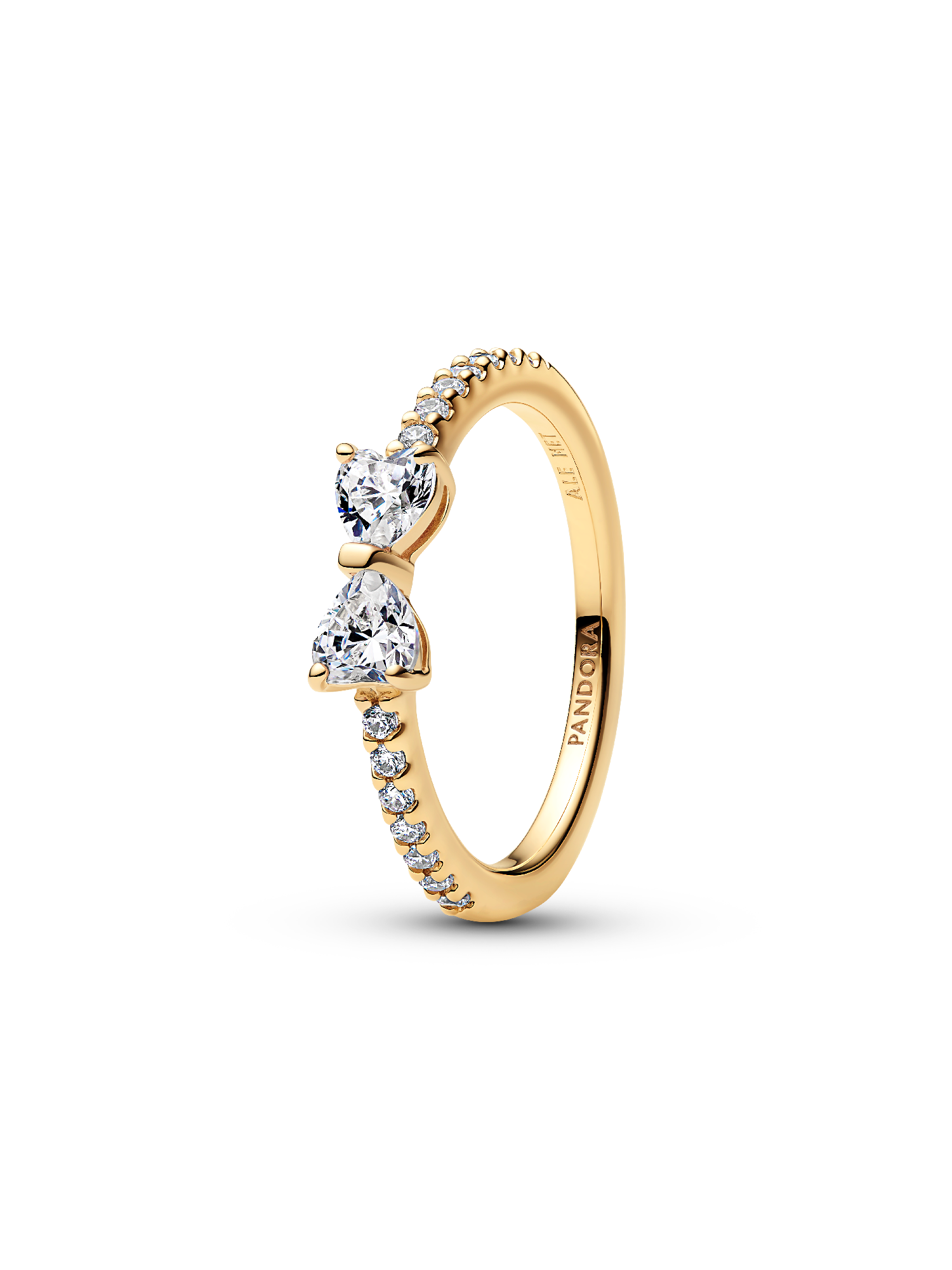 Anillo Lazo Transparente Brillante