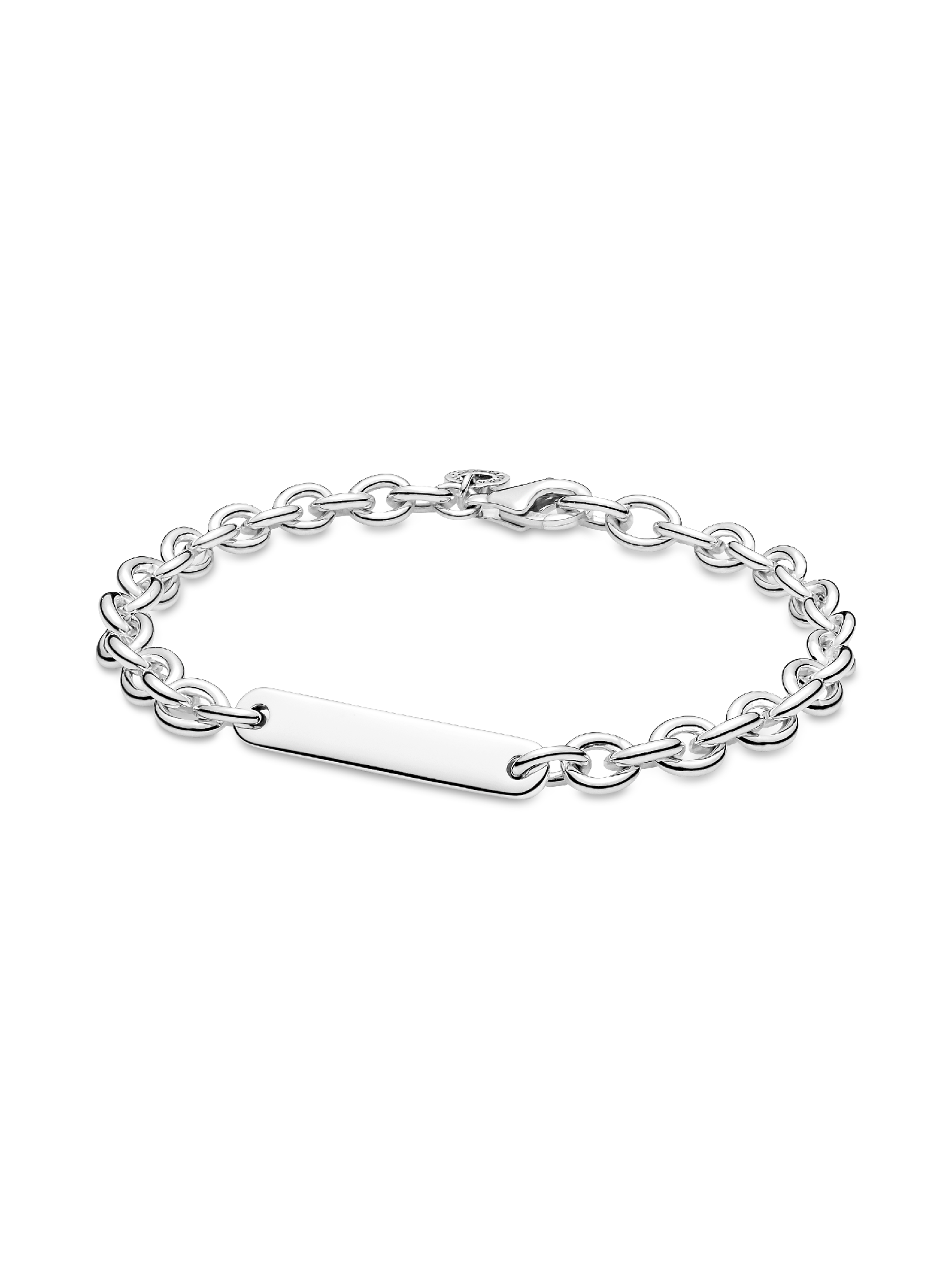 Pulsera de Eslabones con Barra Grabable