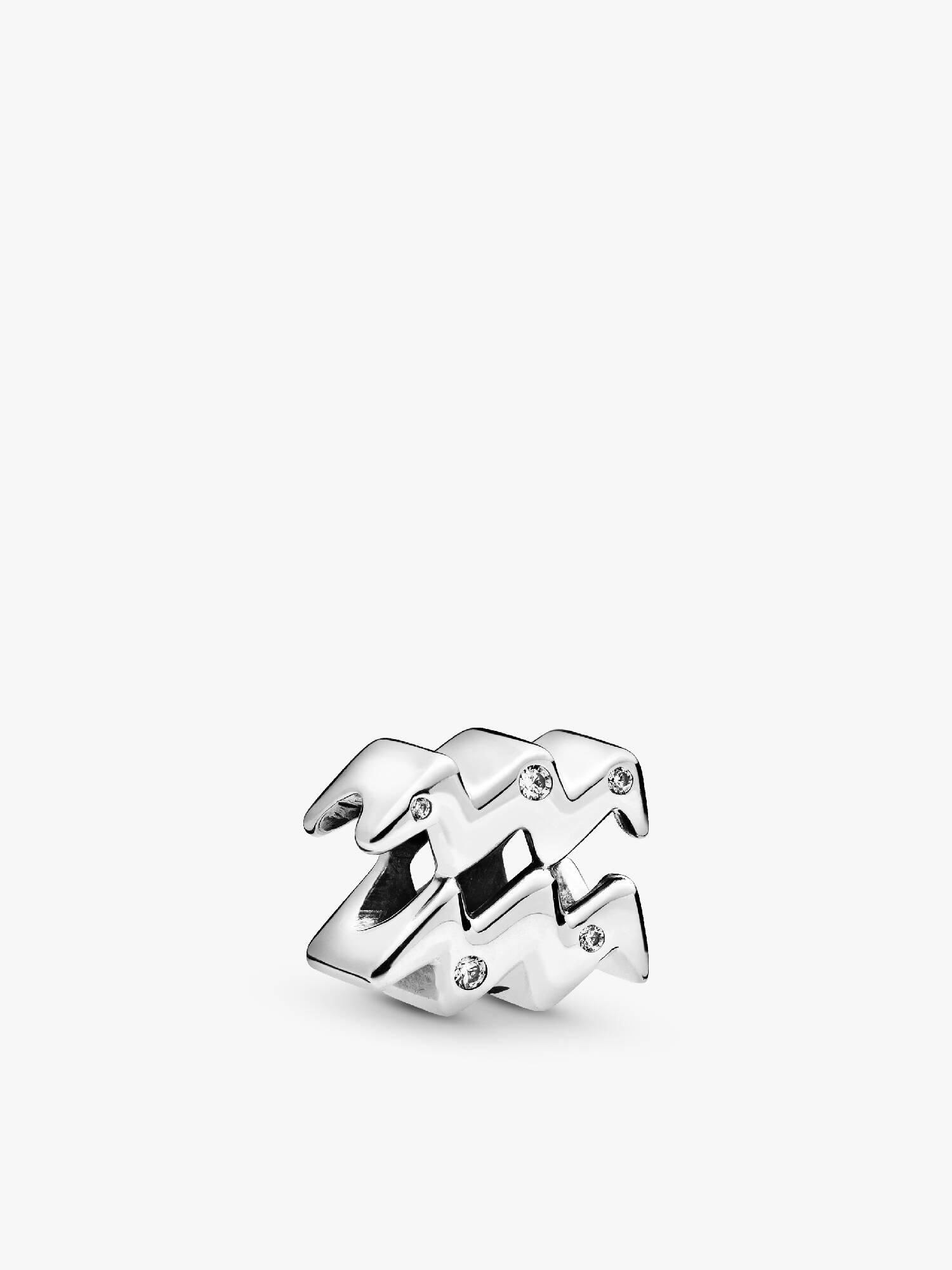 Charm Zodiaco Acuario Brillante