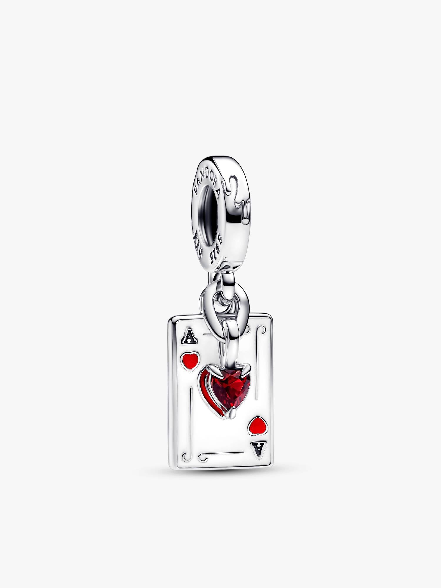 Charm Colgante Doble Reina de Corazones Villanos de Disney
