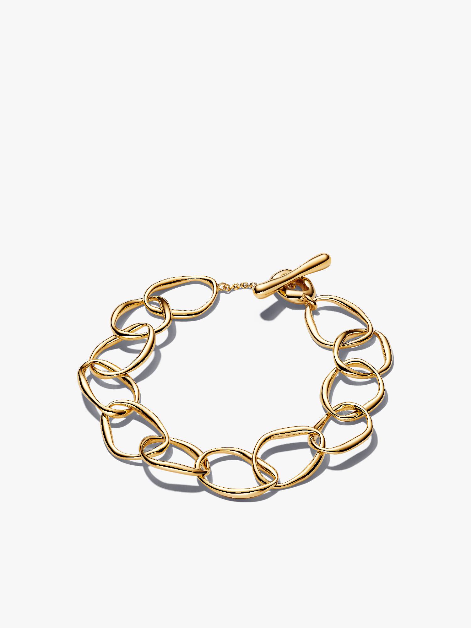 Pulsera de Eslabones Forma Orgánica