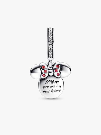 Charm Colgante Doble Silueta Minnie Mouse de Disney
