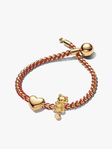 Conjunto de regalo Pulsera Gatito y Corazón Grabable