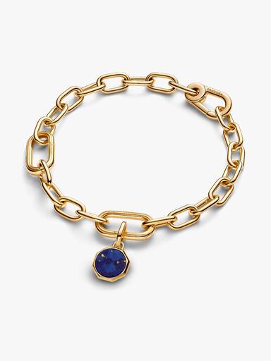 Charm Mini Medallón Grabable Azul