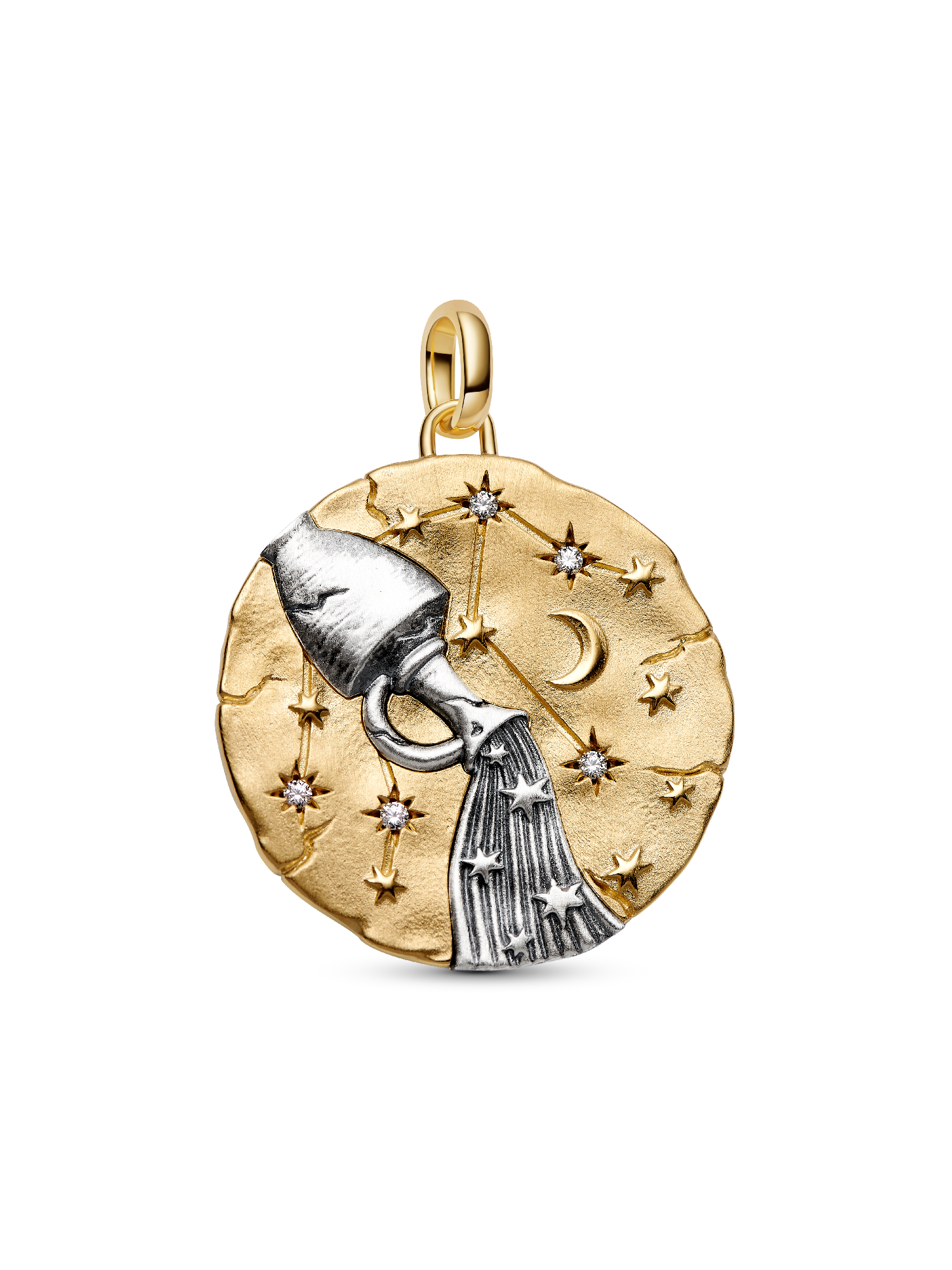 Charm Medallón XL Zodiaco Acuario