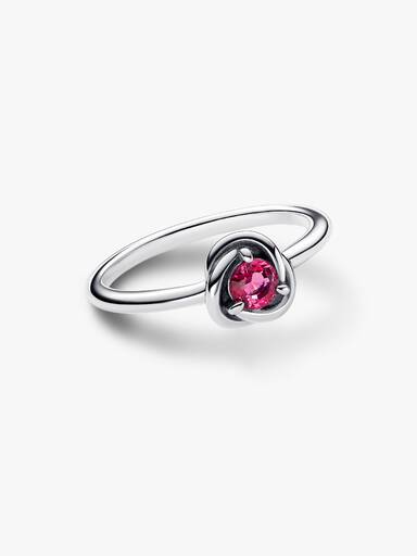 Anillo Círculo Eternity Rosa