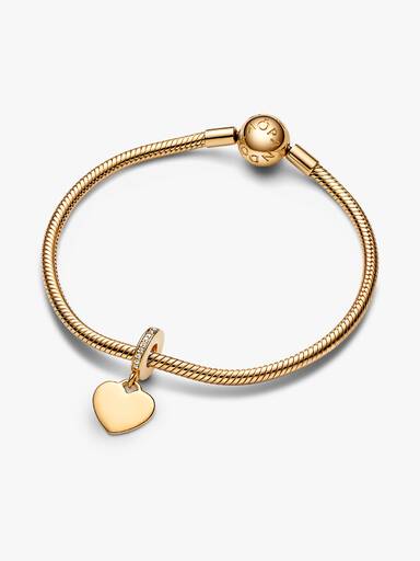 Charm Colgante Corazón Grabable