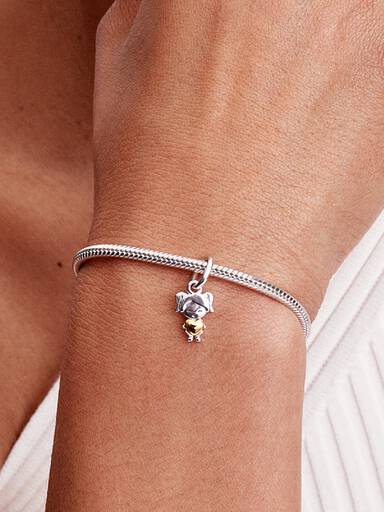 Charm Colgante Chica Feliz