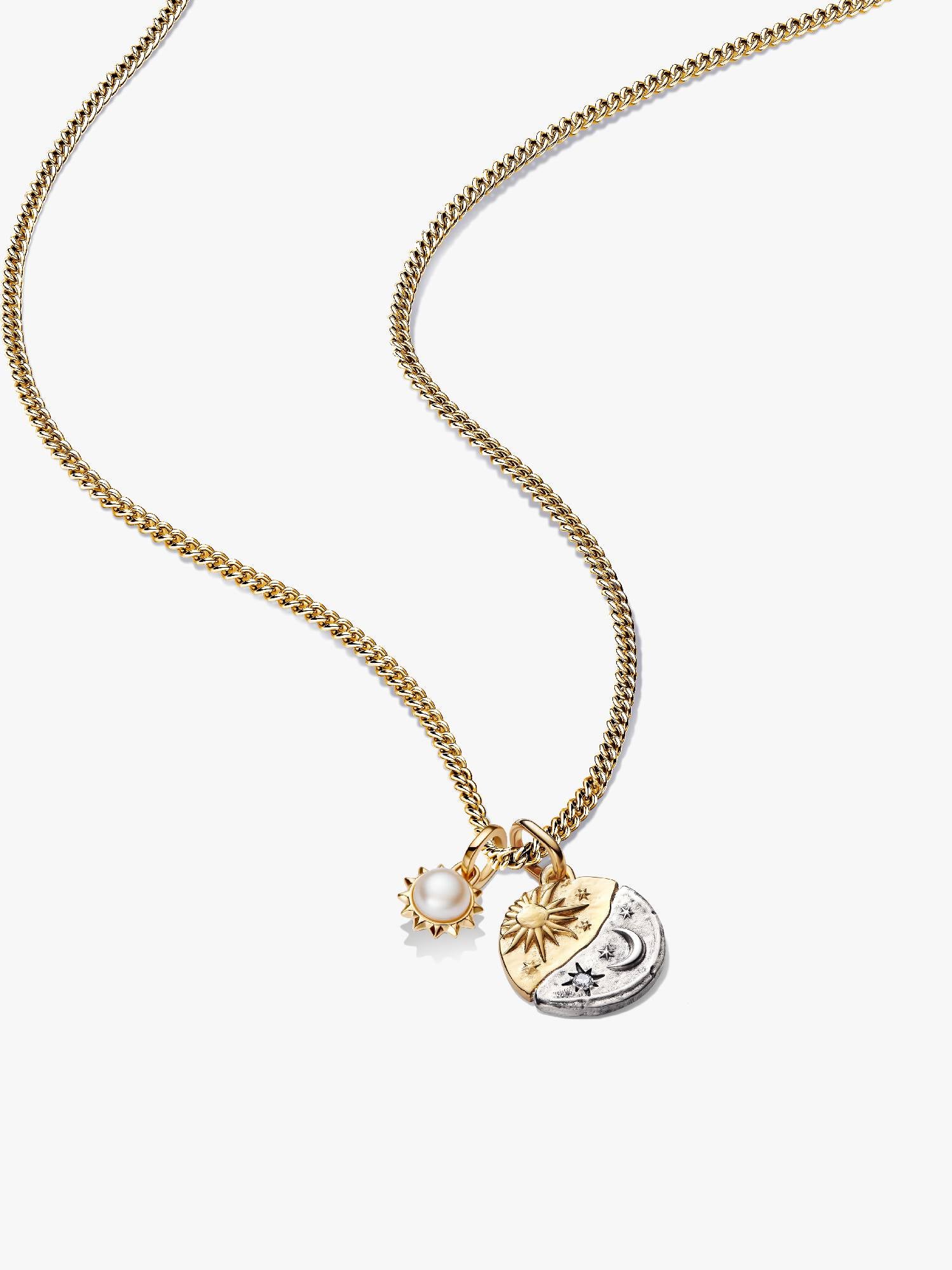 Conjunto de regalo Collar Talismán Sol y Luna
