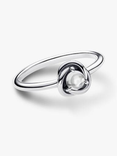 Anillo Círculo Eternity Gema del Mes de Abril