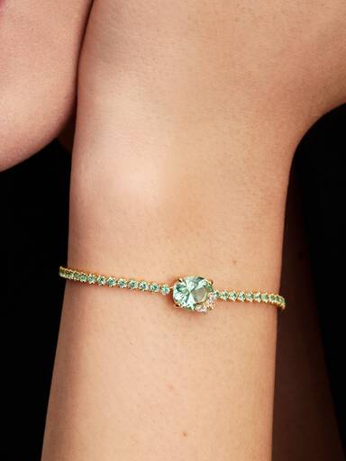 Pulsera de Tenis Mariposa Con Cierre Deslizante de Los Bridgerton de Netflix