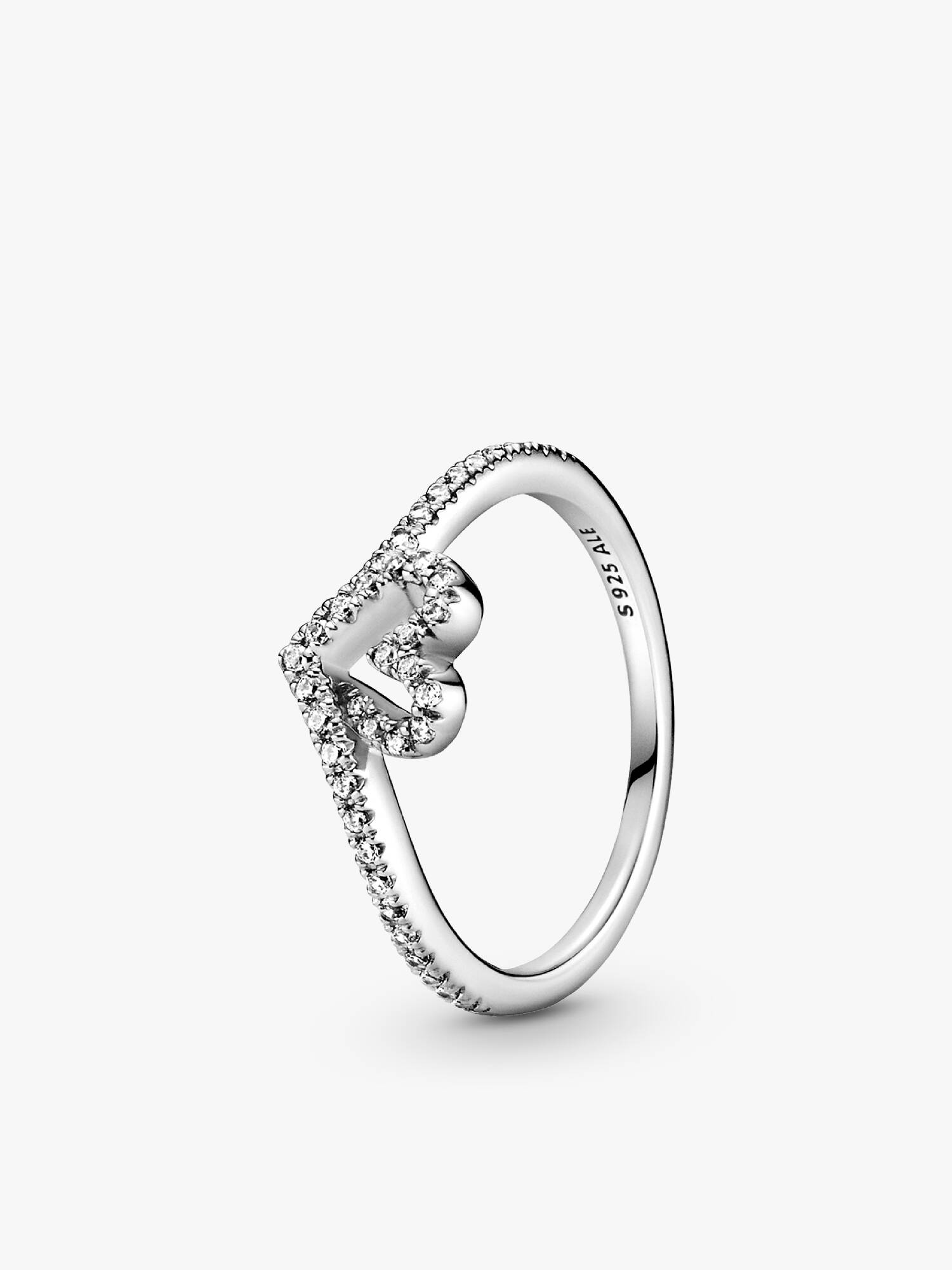 Anillo Corazón Espumoso Brillante