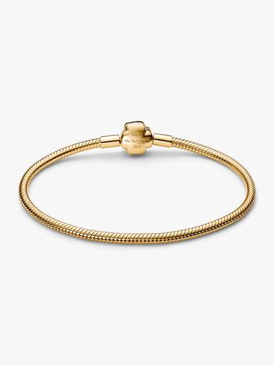 Pulsera Cadena de serpiente con cierre Rosa Encantada de La Bella y la Bestia de Disney