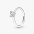 Anillo Solitario Corazón Brillante Anillo Solitario Corazón Brillante