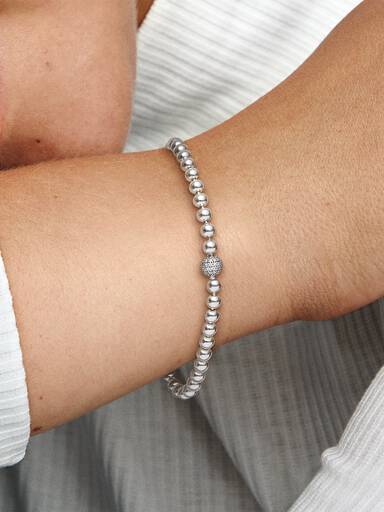 Pulsera Esferas y Pavé