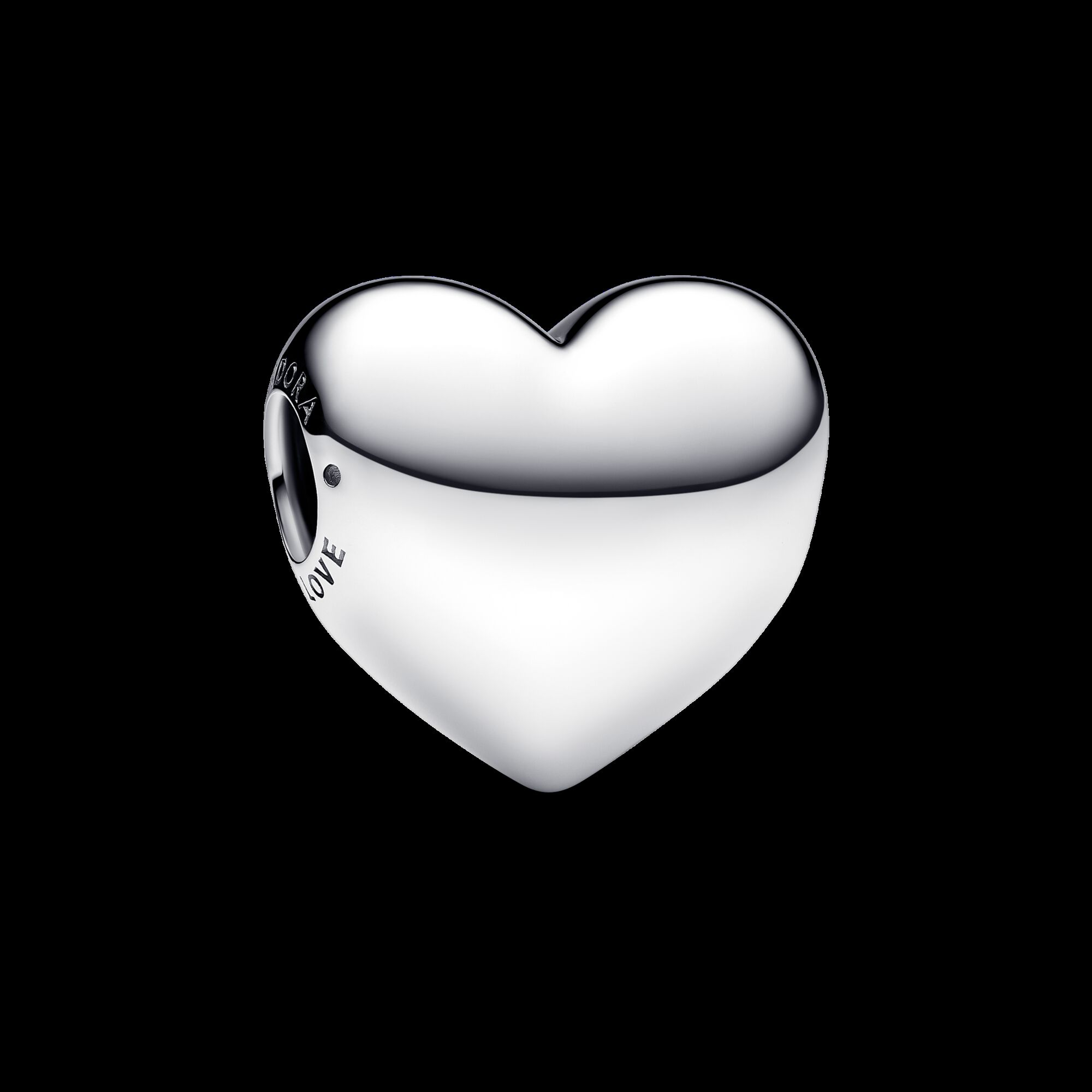Pandora Charm Grabable Corazón Grande Be Love en Plata de Ley