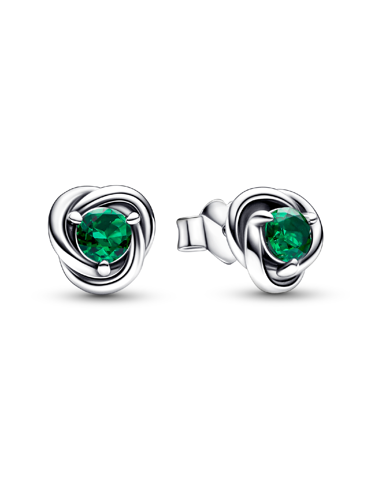 Pendientes de botón Circulo Eternity Mayo