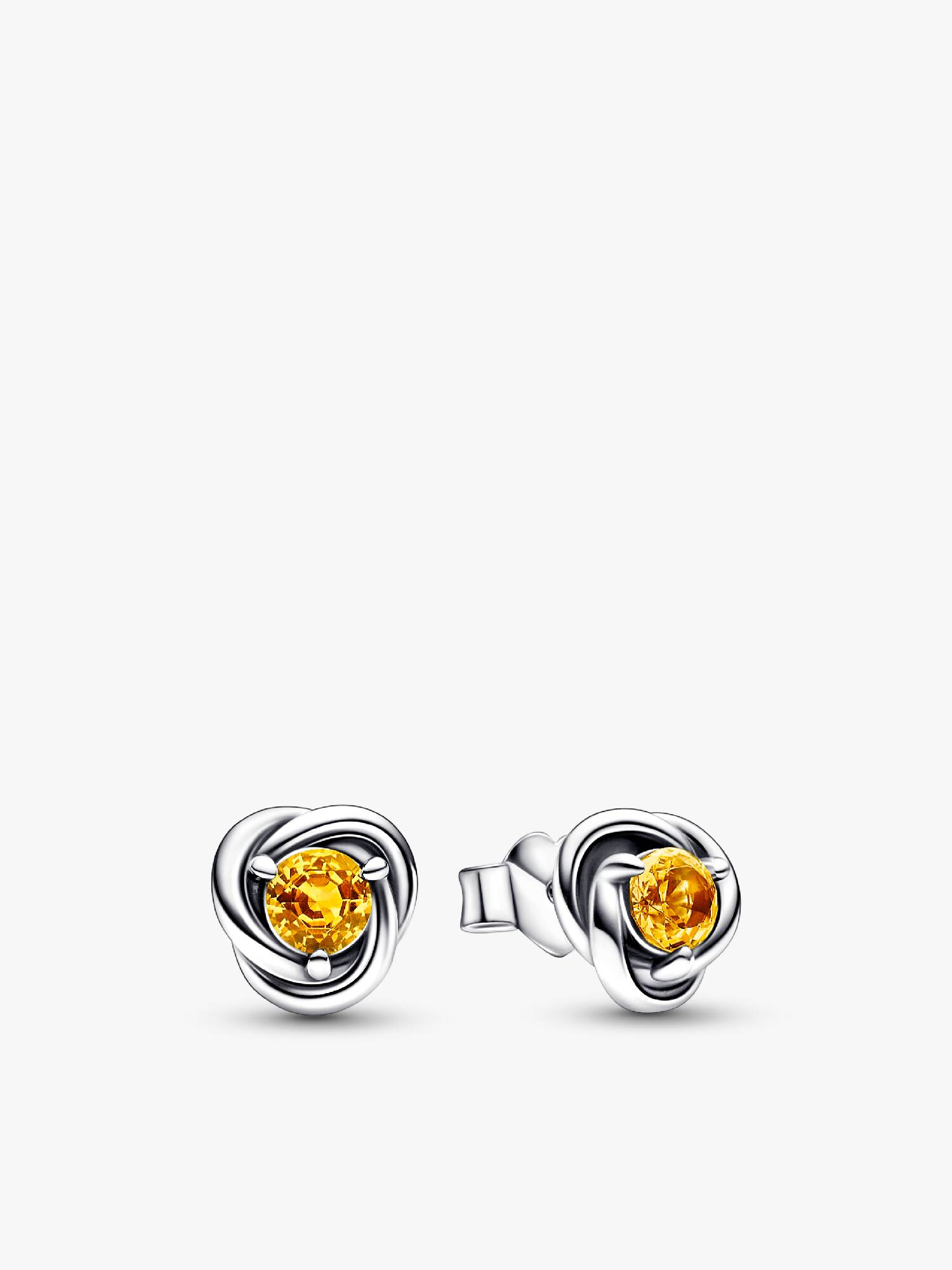 Pendientes de botón Círculo Eternity Noviembre