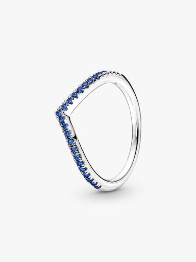 Anillo Deseo Reluciente Azul