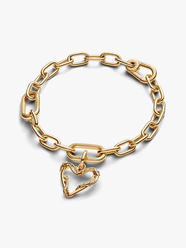 Conjunto de Pulsera corazón colgante de espinas