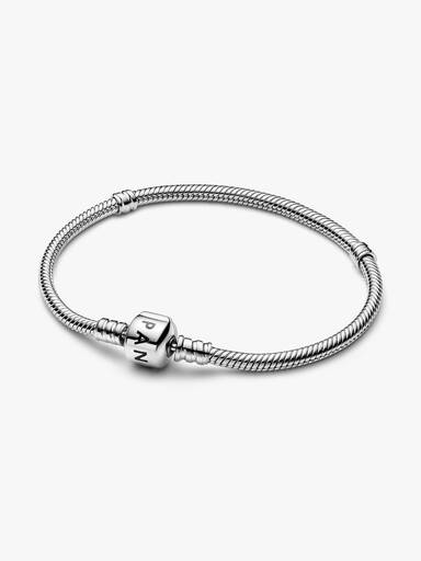 Pulsera Cadena de Serpiente con Cierre de Barril Pandora Moments
