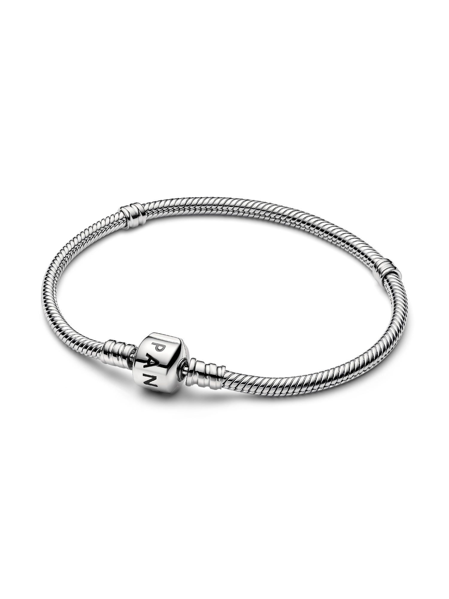 Pulsera Cadena de Serpiente con Cierre de Barril Pandora Moments