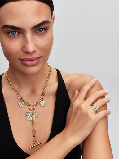 Collar en Y de Cadena de Eslabones
