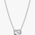Collar Corazón Infinito Brillante Collar Corazón Infinito Brillante