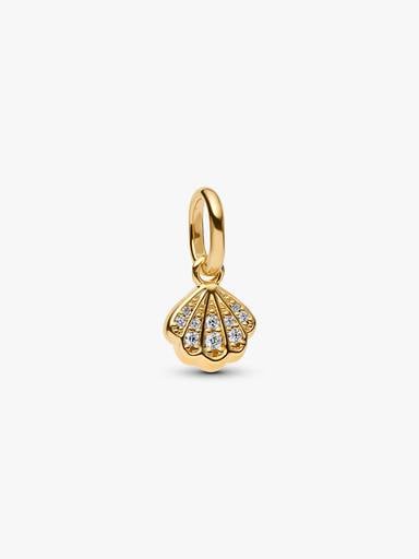 Charm Mini Colgante Concha Brillante
