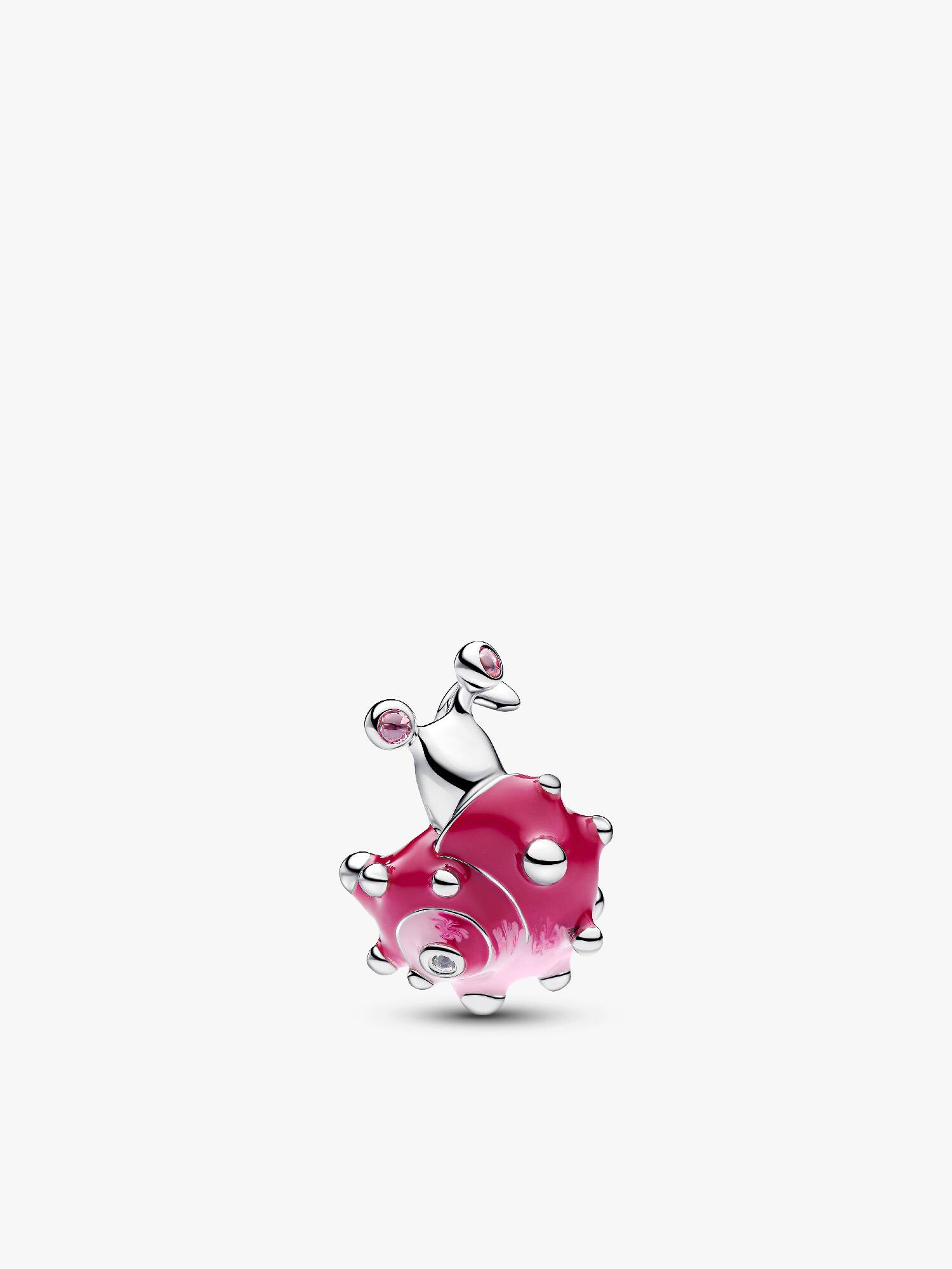 Charm Caracol Rosa