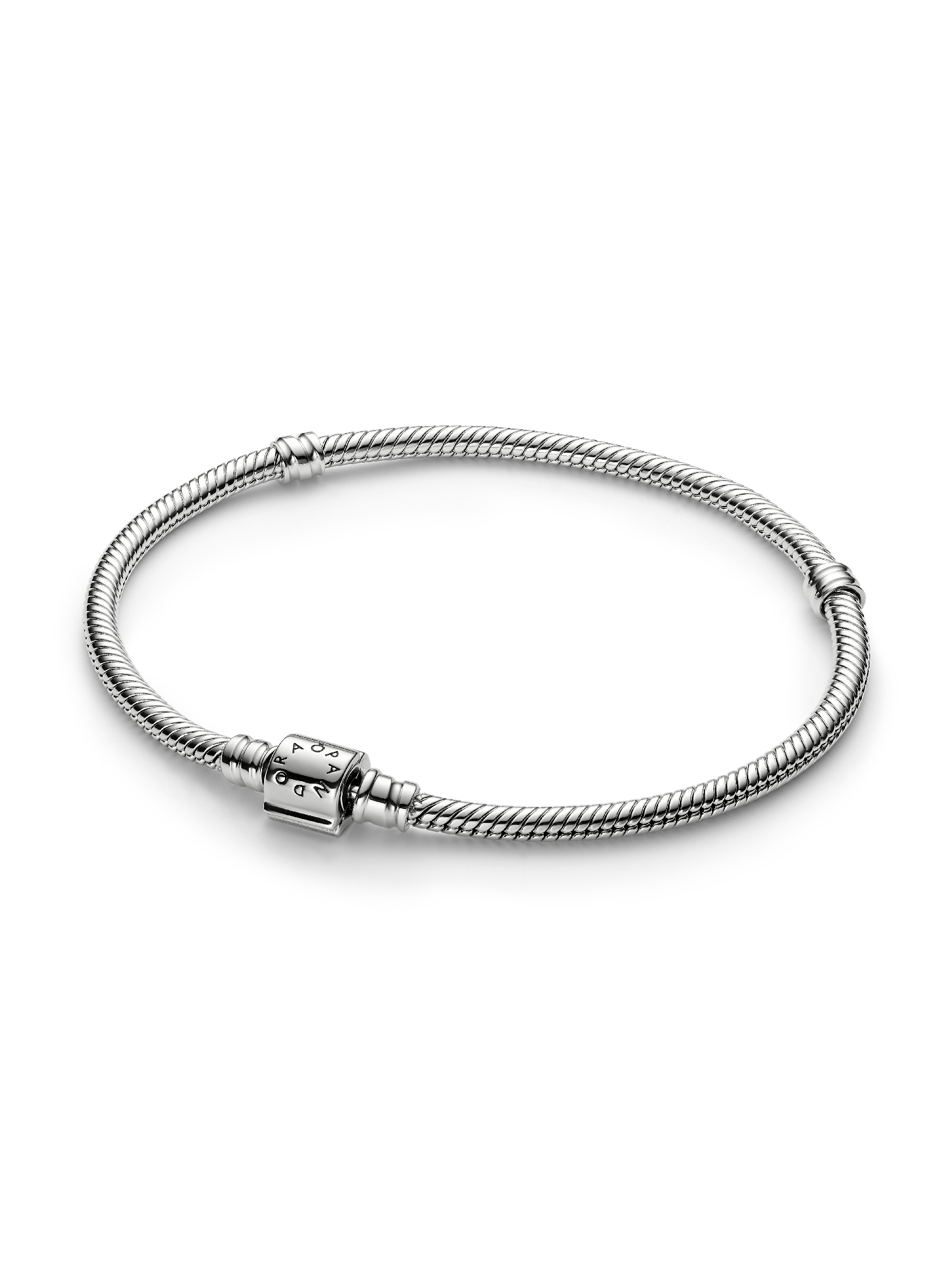 Pulsera Cadena de Serpiente con Mini Cierre de Barril Pandora Moments