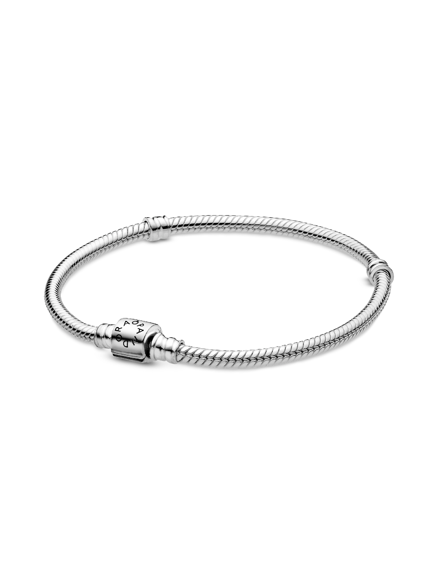 Pulsera Pandora Moments Cadena de Serpiente con Cierre de Barril