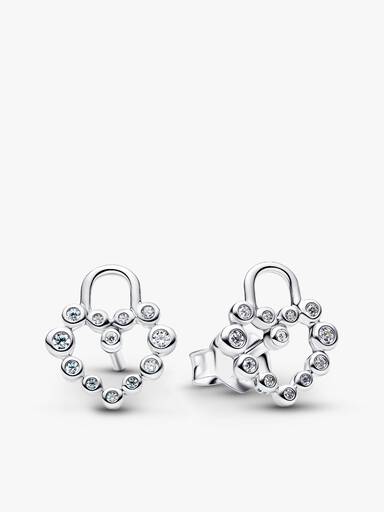 Conjunto de Regalo Candado y Corazón Brillante