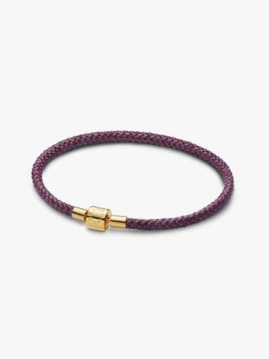 Pulsera Cordón Morado Brillante