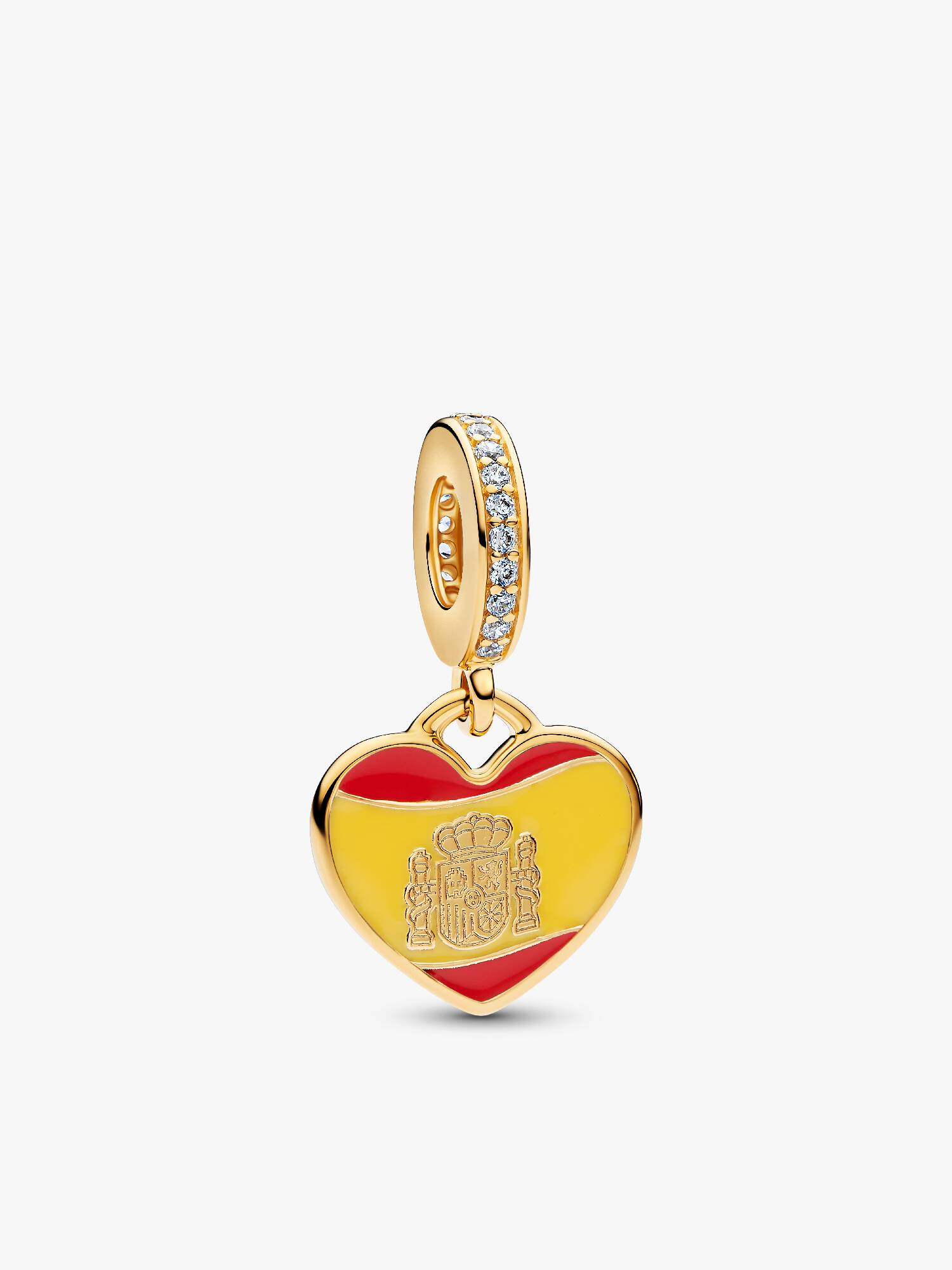 Charm Colgante Corazón España Grabable