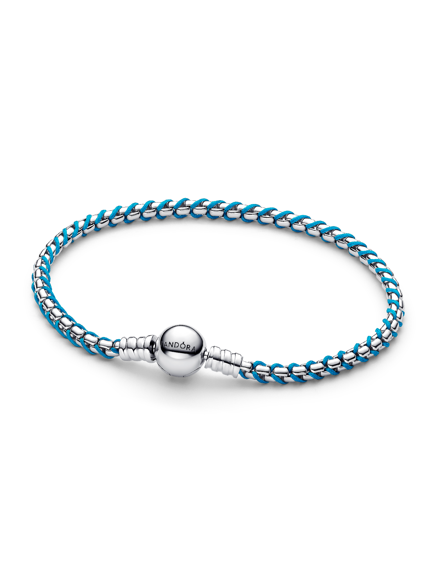 Pulsera Cadena Caja Cordón Azul