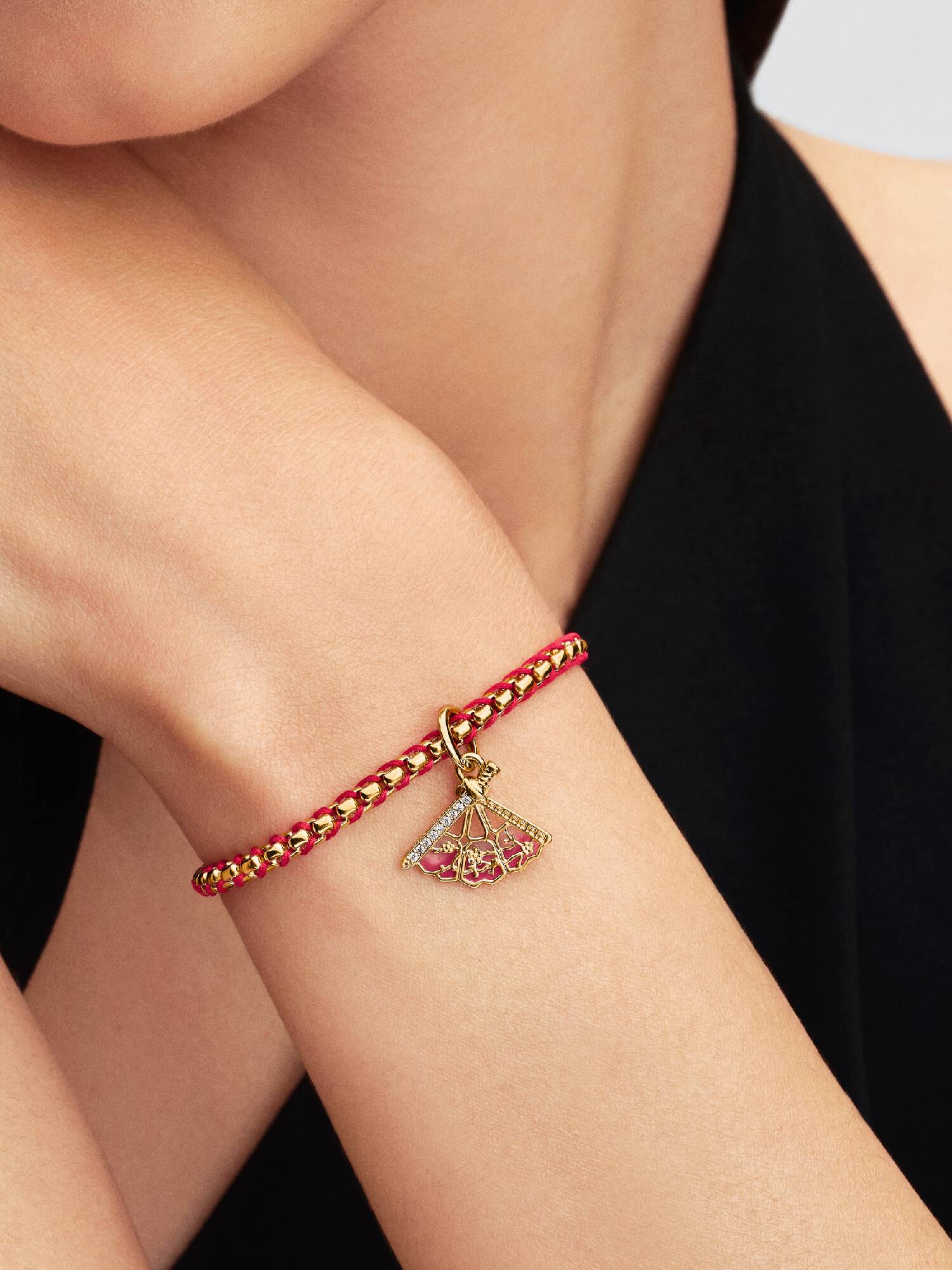 Charm Colgante Abanico de Mulán de Disney