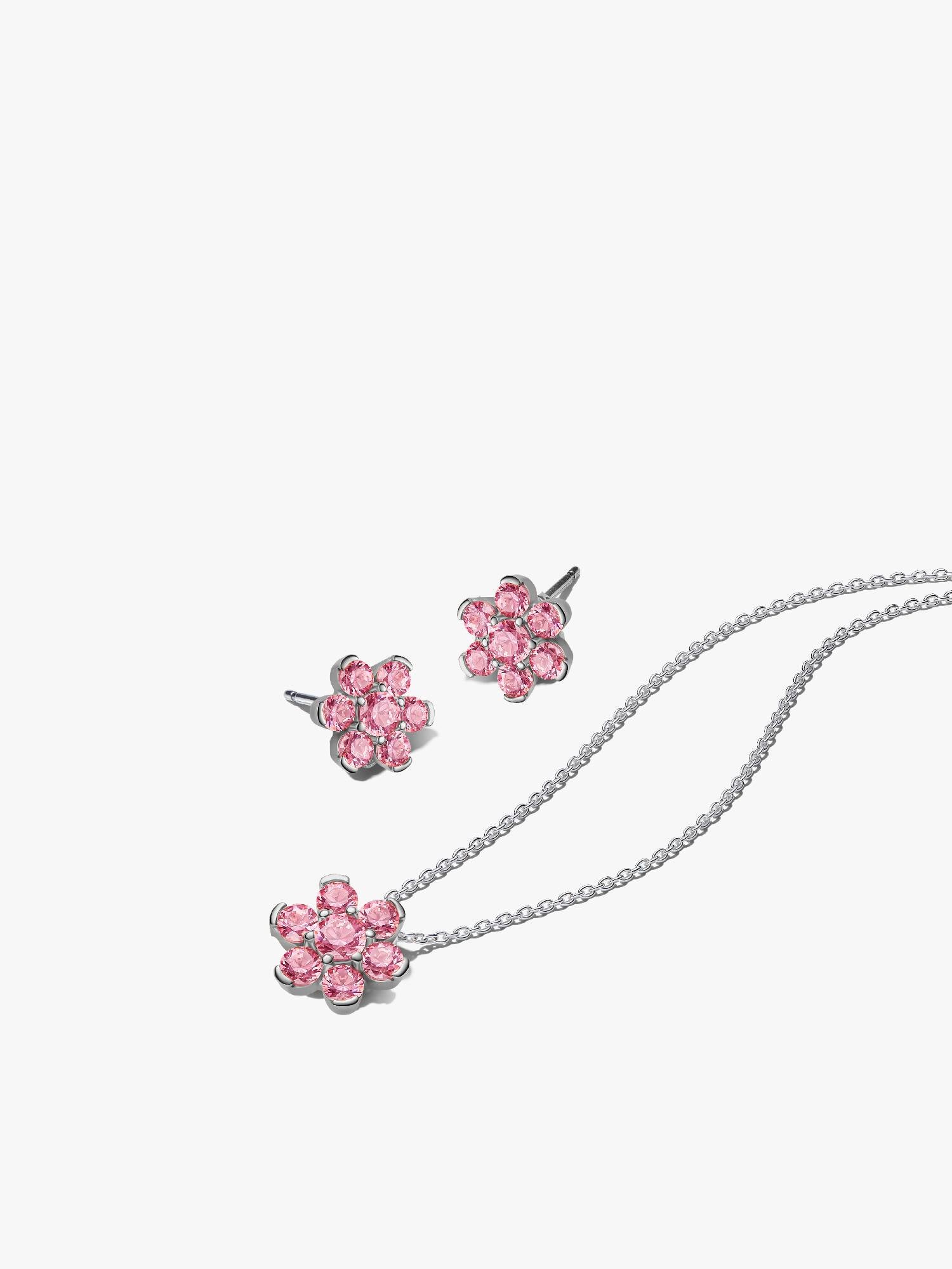 Conjunto de regalo Flor Rosa Brillante