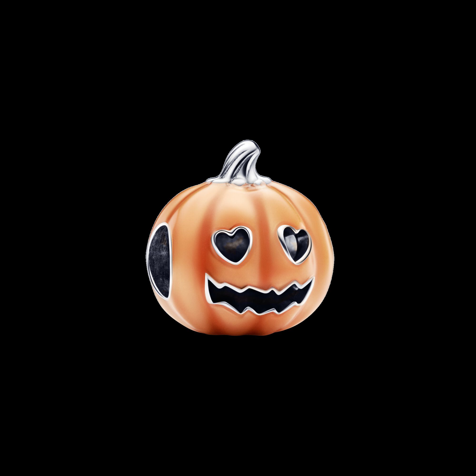 Pandora Charm Calabaza Que Brilla en Plata de Ley