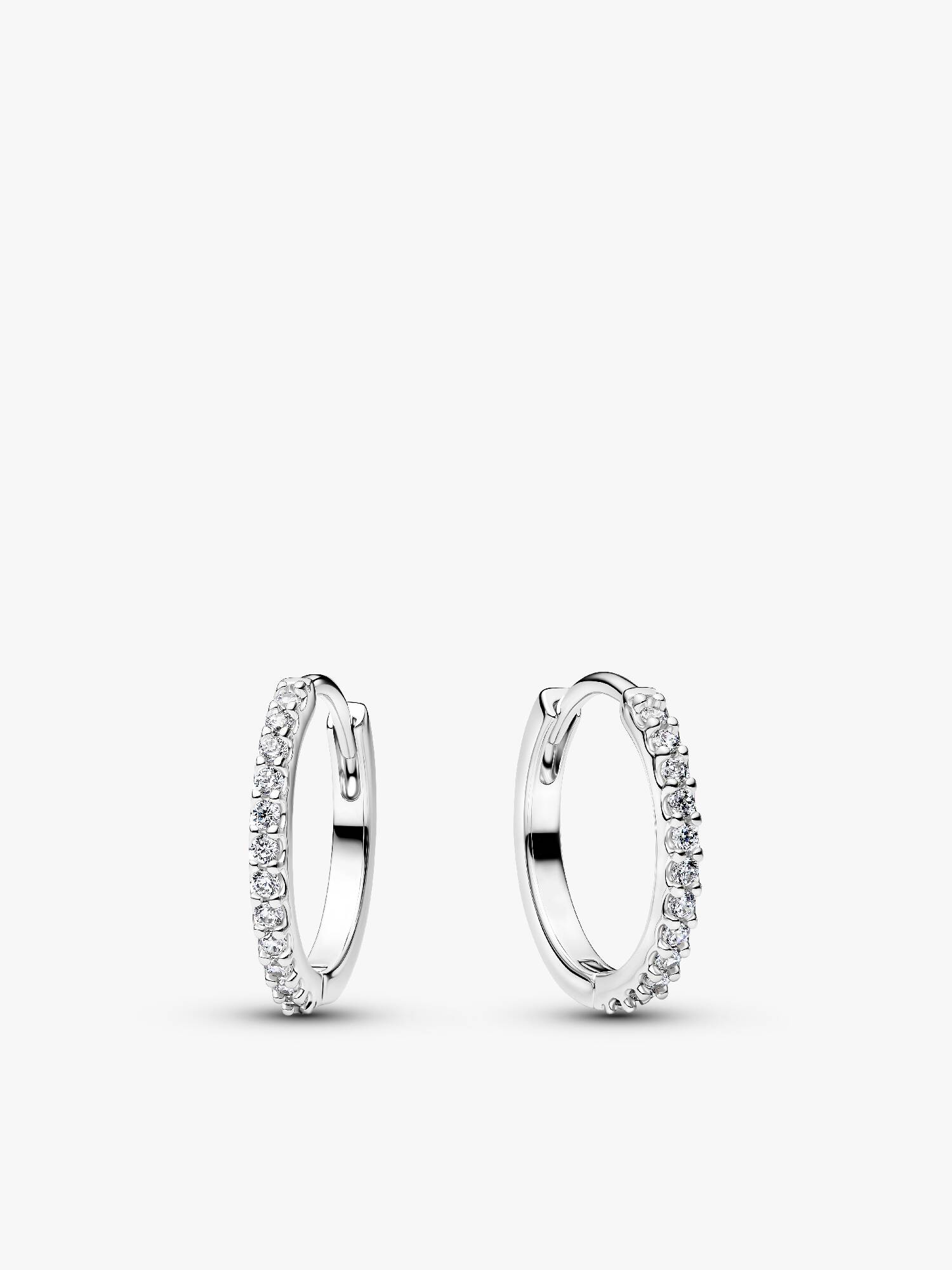 Pendientes de aro Mini Brillantes