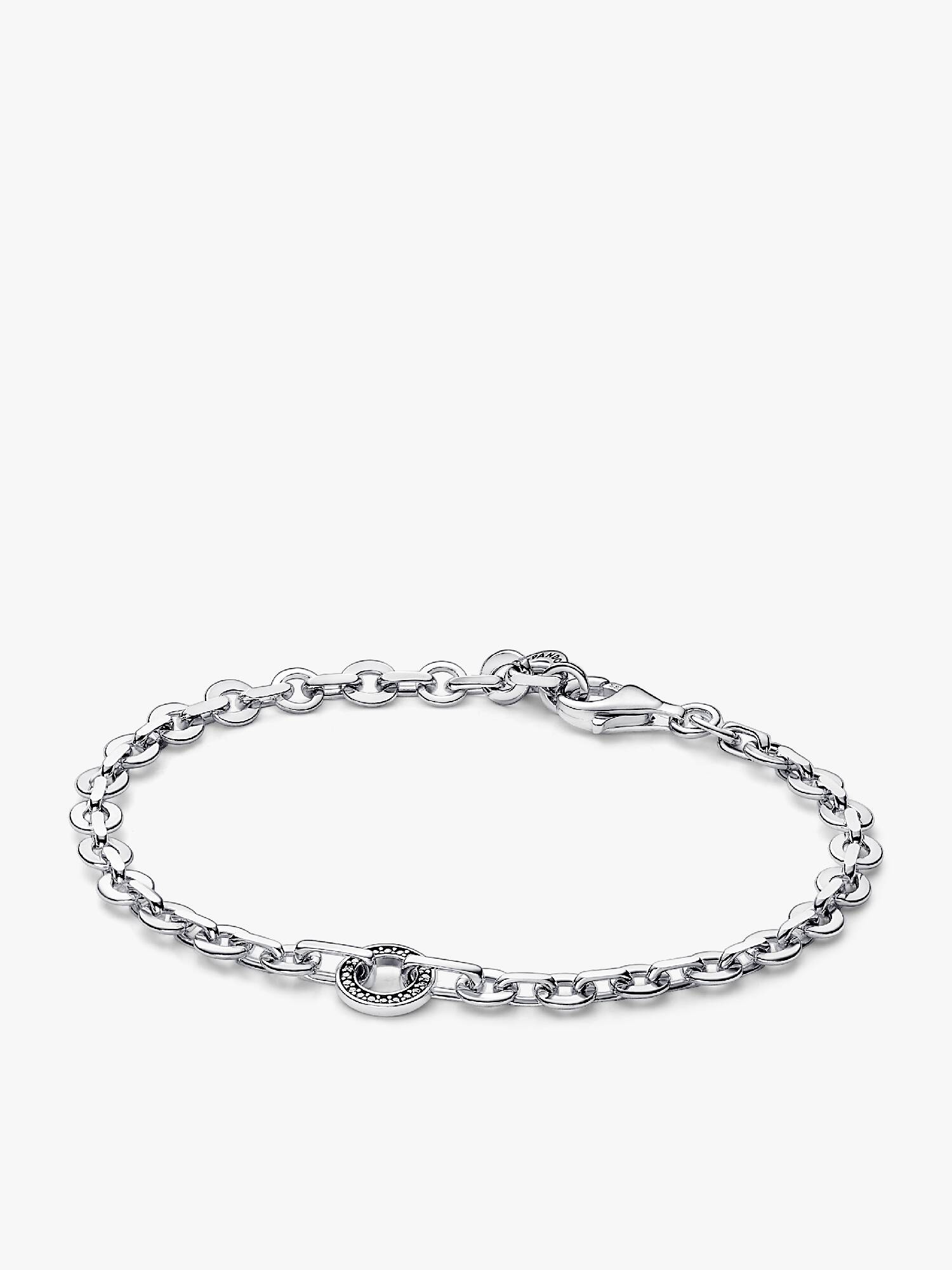 Pulsera Cadena Gruesa Pavé Pandora Signature