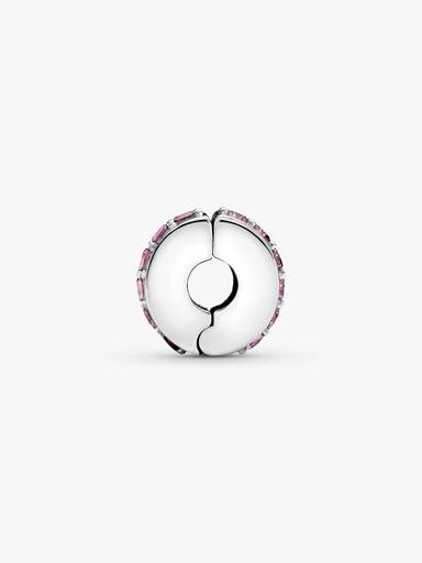 Charm de Clip Filas Brillantes Rosa