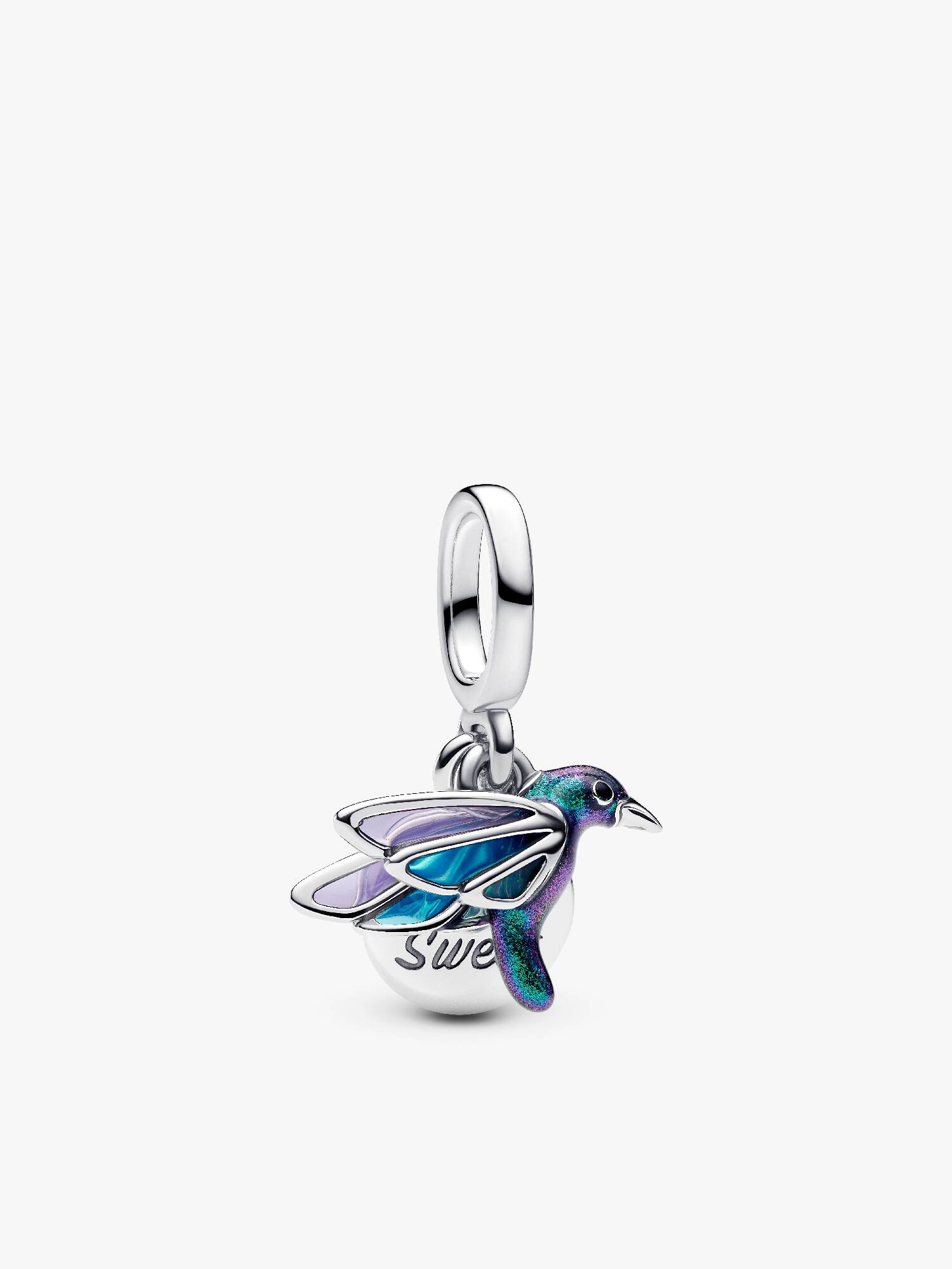 Charm Colgante Doble Colibrí