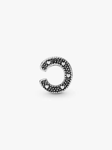 Charm en plata de ley Letra C