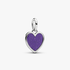 Charm Colgante Grabable Corazón Morado Charm Colgante Grabable Corazón Morado