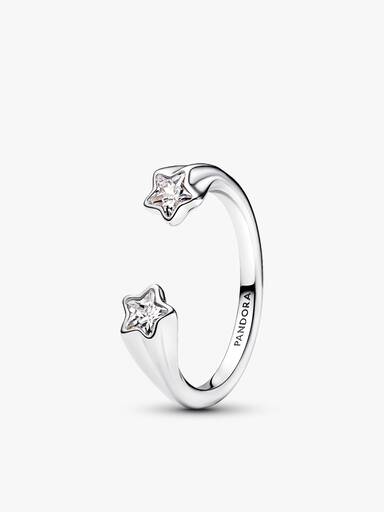 Conjunto de Anillos Abiertos Estrellas Fugaz